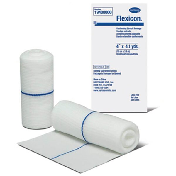 Flexicon? Sterile Conforming Bandage, 4 Inch x 4-1/10 Yard, 1-Ply