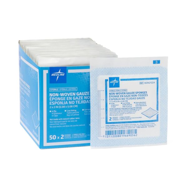 Avant Gauze? Sterile Nonwoven Sponge, 2 x 2 Inch, 4-Ply