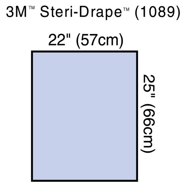 3M? Steri-Drape? Sterile Utility Sheet General Purpose Drape, 22 x 25 Inch