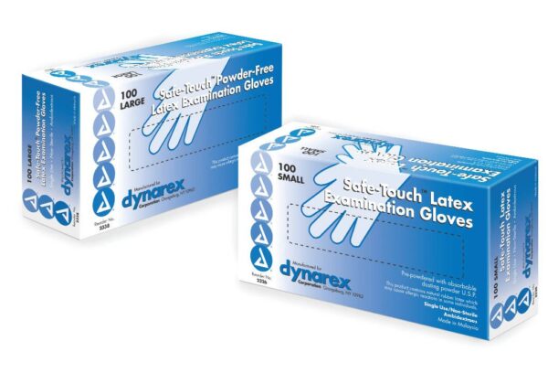 Safe-Touch? Latex Exam Glove, Small, Ivory