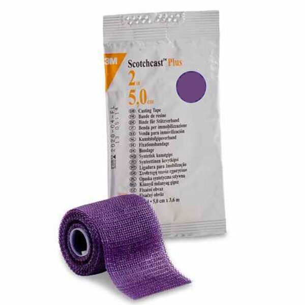 3M? Scotchcast? Plus Purple Cast Tape, 2 Inch x 4 Yard