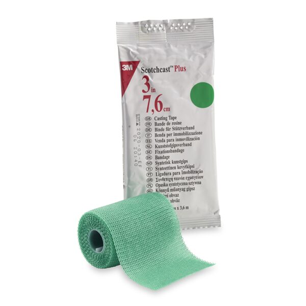 3M? Scotchcast? Plus Green Cast Tape, 3 Inch x 4 Yard