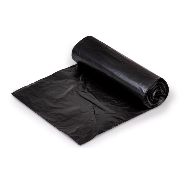 Colonial Bag Extra Heavy Duty Trash Bag, Black, 45 gal.