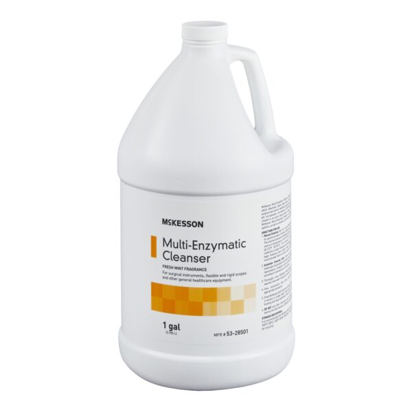 McKesson Multi-Enzymatic Instrument Detergent, 1 gal Jug, Eucalyptus Spearmint