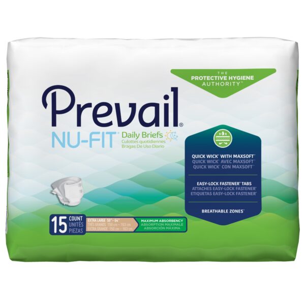 Prevail? Nu-Fit? Maximum Absorbency Incontinence Brief, Extra Large