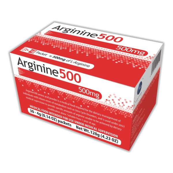 Arginine 500 Amino Acid Powder Medical Food for the Dietary Management of Inborn Errors of Metabolism