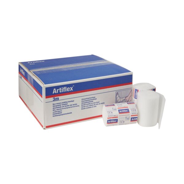 Artiflex? White Polyester / Polypropylene / Polyethylene Undercast Padding Bandage, 10 Centimeter x 3 Meter