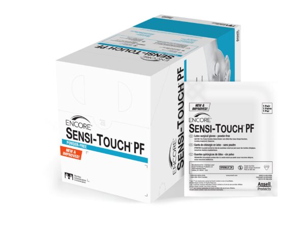 Encore? Sensi-Touch? PF Latex Surgical Glove, Size 8, Natural