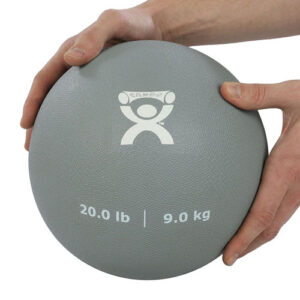 Plyometric Rebounder Ball 20 lb. Silver 9 Diameter