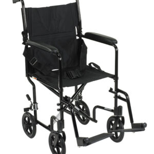 Wheelchair Transport Lightweight Black 19