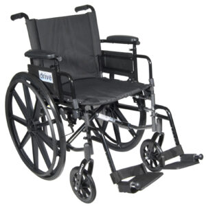 Cruiser X4 W/C 18 w/SF & Ht Adj Flip-Back Desk Arms