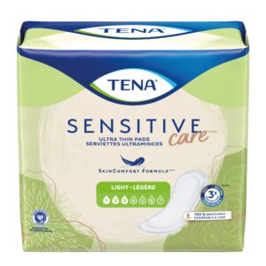 Tena Sensitive Careâ„¢ Ultra Thin Light Long Bladder Control Pad, 10-Inch Length