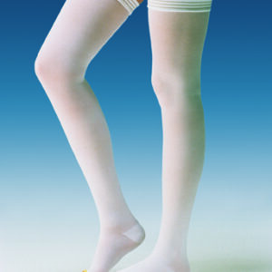 Jobst Anti-Em Knee-Hi Large Regular Closed Toe White