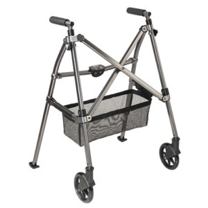 EZ Fold-N-Go Walker Black Walnut