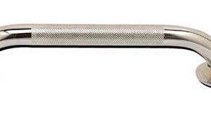Grab Bar- Knurled Chrome 16in