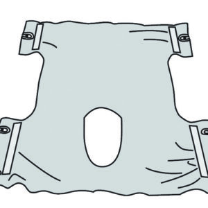 Bariatric Lifter Sling--Canvas With Commode Opening