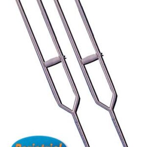 Crutches Steel H/D Bariatric Adult (Pair)