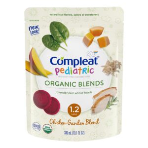 Compleat® Pediatric Organic Blends Tube Feeding Formula, Chicken-Garden, Non-GMO