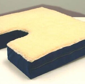 Coccyx Gel Seat Cushion w/ Fleece Top 18 Wx16 D x 3