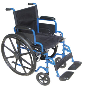 Blue Streak 18 Single Axle WC w/Flip-Back Desk Arms & SF