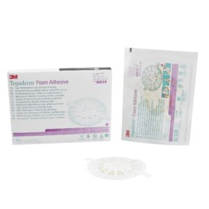 3M™ Tegaderm™ High Performance Adhesive with Border Foam Dressing, 5½ x 5½ Inch for Heels