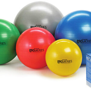 Pro-Series Exercise Ball Slow-Deflate Yellow 45cm.