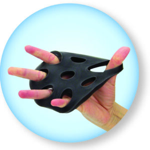 Thera-Band Hand Xtrainers Black Advanced Sport Training