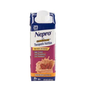 Nepro® with Carbsteady® Butter Pecan Therapeutic Nutrition for People on Dialysis, 8-ounce carton