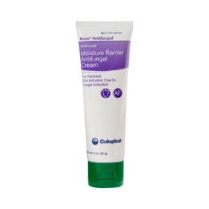 Coloplast Baza Antifungal Skin Protectant Cream, Scented, CHG-Compatible, 2 oz. Tube
