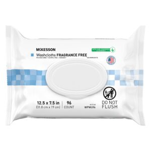 McKesson Fragrance Free Washcloths, 96 ct.