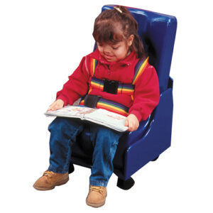 Skillbuilders‘ 2-piece Mobile Floor Seat  X-Lge w/Wood Base