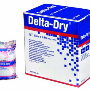 Delta-Dry® White Synthetic Water Resistant Cast Padding, 4 Inch x 2.6 Yard