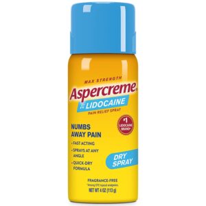 Aspercreme® Max Lidocaine Topical Pain Relief, 4-ounce Spray