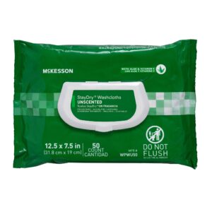 StayDry® Unscented Disposable Washcloths with Aloe