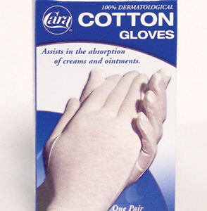Cotton Gloves - White Large (Pair) Fits 8-1/2 - 9-1/2