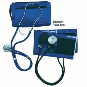 MatchMates Aneroid Sphyg Kit w/Stethoscope Royal Blue