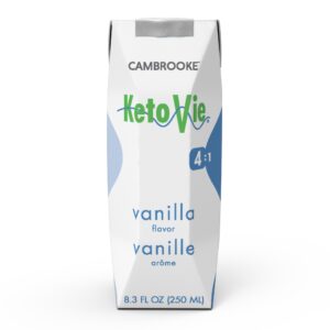 KetoVie™ 4:1 Vanilla Liquid for the Dietary Management of Intractable Epilepsy, 8.5-ounce carton
