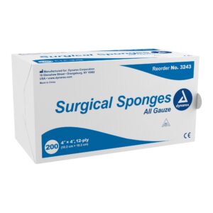 dynarex® Gauze Sponge, 4 x 4 Inch, 12-Ply
