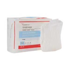 Sure Careâ„¢ Extra Moderate Absorbency Incontinence Underwear, Large