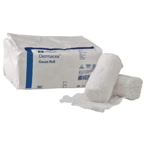 Dermacea™ Fluff Bandage Roll, 4 Inch x 4-1/8 Yard, 3-Ply