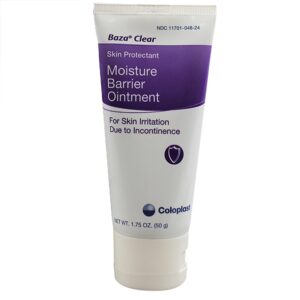 Coloplast Baza Clear Moisture Barrier Ointment, CHG Compatible, 1.75 oz. Tube, 12 Per Case