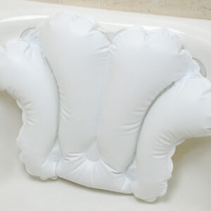 Inflatable Bath Pillow w/ Suction Cups