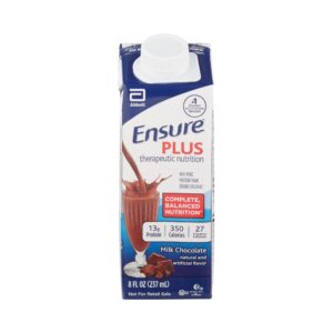 Ensure® Plus Therapeutic Nutrition, Chocolate, 8-ounce carton