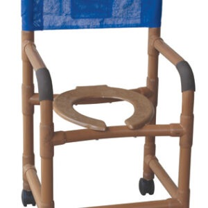 Shower Chair Standard PVC Wood-Tone