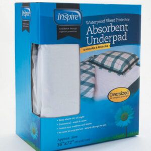 Inspire Reusable Absorbent Underpad  Oversize  36  x 72
