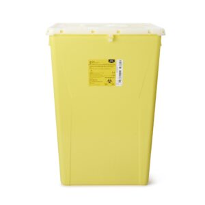 McKesson Prevent® Chemotherapy Sharps Container, 18-Gallon, 24-3/5x 17-3/10 x 13 Inch
