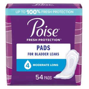 Poise® Bladder Control Pads, Adult Women, Moderate Absorbency, Disposable, 12.20-Inch Length
