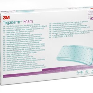 3M™ Tegaderm™ High Performance Nonadhesive without Border Foam Dressing, 4 x 8 Inch