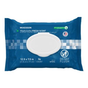 McKesson® Fresh Scent Washcloths, 96 ct.