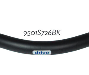 Backrest only with Foam Black for 11043 Series Rollators